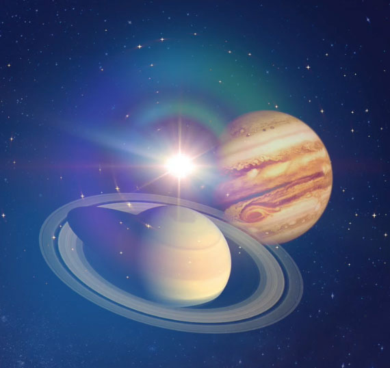 Conjuncion Jupiter Saturno